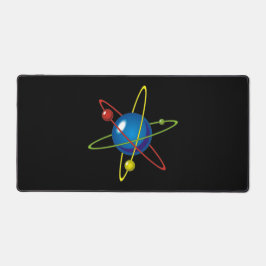 Alfrombrillas De Escritorio Modelo colorido del Átomo