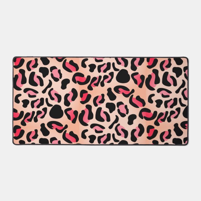 Alfrombrillas De Escritorio Modern Leopard Pattern Animal Print (Anverso)