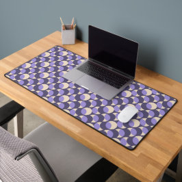 Alfrombrillas De Escritorio Modern Retro Lavender Geometric Desk Mat