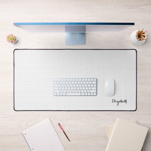 Alfrombrillas De Escritorio Modernas plazas simples Diseño Elegante Monograma  (Oficina 1)