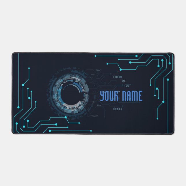 Alfrombrillas De Escritorio Moderno Blueprint Futuristic Compute Interface (Anverso)