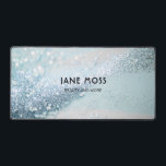 Alfrombrillas De Escritorio Moderno, Monograma, Salón, Purpurina (Imitate)<br><div class="desc">Moderno,  Monograma,  Salón,  Diseño Purpurina (Imitate). Específico del cliente,  edite su nombre en segundos.</div>