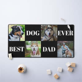 Alfrombrillas De Escritorio Moderno perro negro papá cuatro Collages de fotos