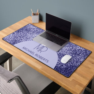 Alfrombrillas De Escritorio Moderno Relieve metalizado Minimalista morado metá