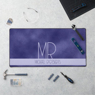 Alfrombrillas De Escritorio Moderno Relieve metalizado Minimalista morado metá