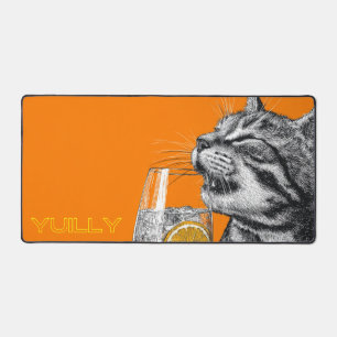 Alfrombrillas De Escritorio Momento del gato naranja Zest