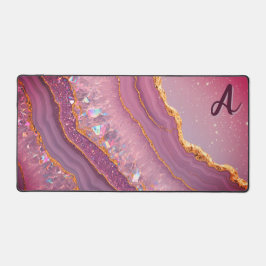 Alfrombrillas De Escritorio Monograma Amethyst Aurora