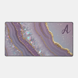 Alfrombrillas De Escritorio Monograma Amethyst Aurora