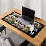Alfrombrillas De Escritorio Monograma de Collage de fotos personalizado<br><div class="desc">Crea tu propio collage de fotos personalizado y tapicería monograma</div>