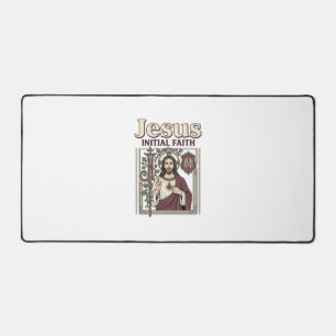 Alfrombrillas De Escritorio Monograma inicial de Jesús Fe Monograma inicial de