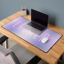 monograma moderno de negrita con gradiente púrpura