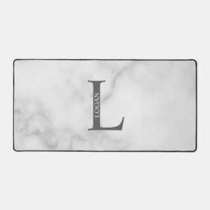 Alfrombrillas De Escritorio Monograma personalizado y teclado del ratón con no