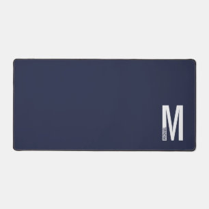 Alfrombrillas De Escritorio Monograma y nombre negrita personalizado moderno