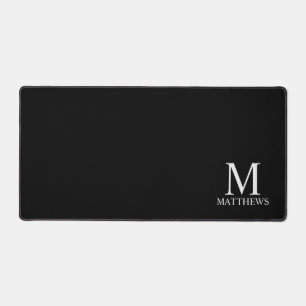 Alfrombrillas De Escritorio Monograma y nombre personalizados