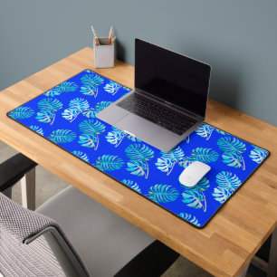 Alfrombrillas De Escritorio Monstera Brisa Azul Cobalto