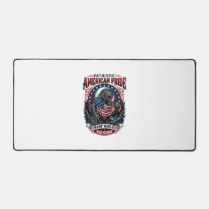 Alfrombrillas De Escritorio Monstruo Patriótico del Pantano Horror Old Glory M