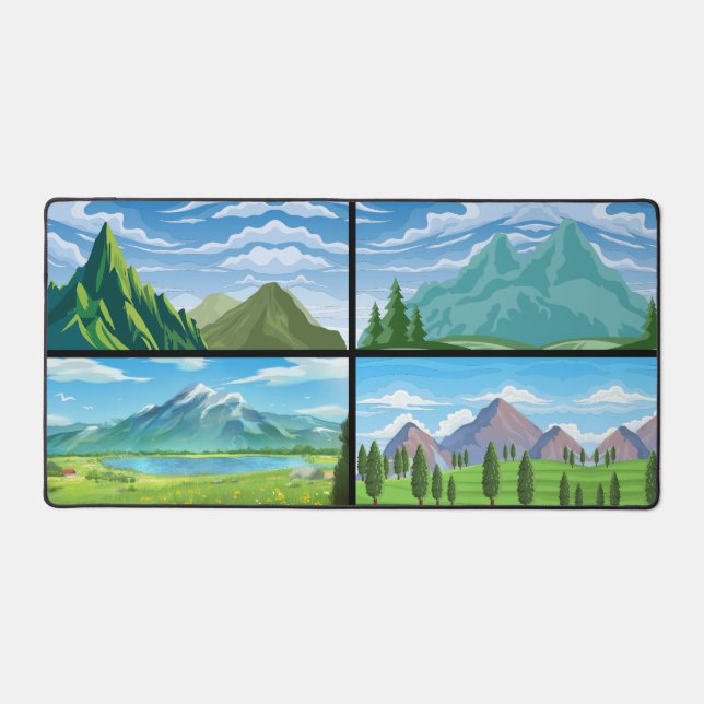 Alfrombrillas De Escritorio Montaña Scenery (Anverso)
