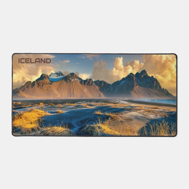 Alfrombrillas De Escritorio Montañas Vestrahorn, Islandia (Anverso)