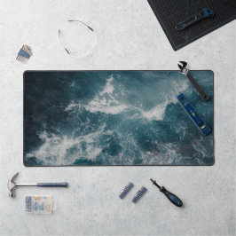 Alfrombrillas De Escritorio Moody ocean waves, art photo