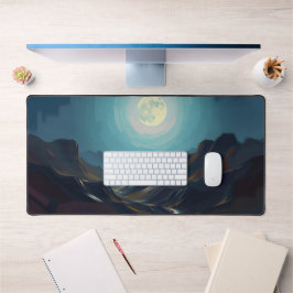Alfrombrillas De Escritorio Moon Desk Mat - Fases lunares estéticas, luna llen