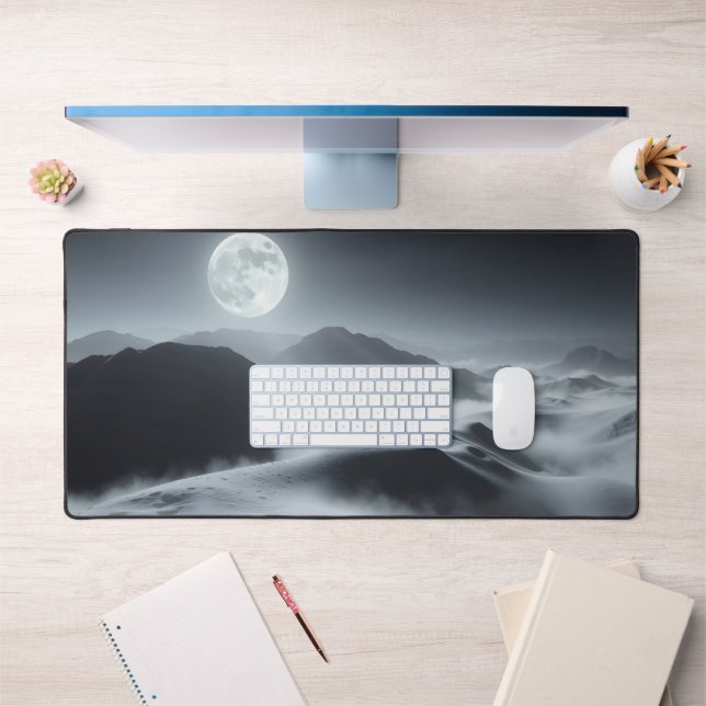 Alfrombrillas De Escritorio Moon Desk Mat - Fases lunares estéticas, luna llen (Oficina 1)