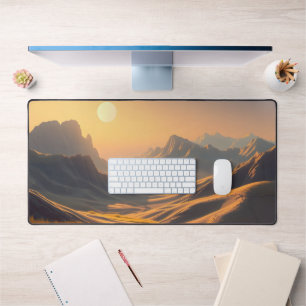 Alfrombrillas De Escritorio Moon Desk Mat - Fases lunares estéticas, luna llen