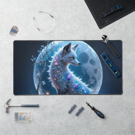 Alfrombrillas De Escritorio Moonlit Crystal Fox – Guardian of Silent Dreams. 
