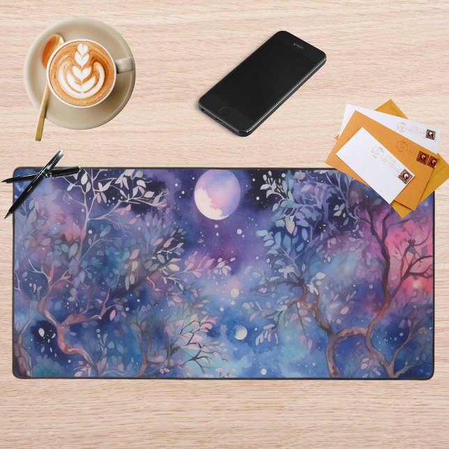 Alfrombrillas De Escritorio Moonlit Enchanted Forest Nightscape (Subido por el creador)