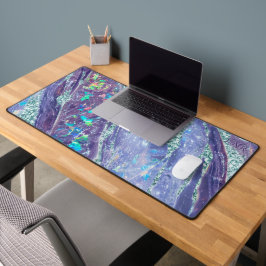 Alfrombrillas De Escritorio Morado Purpurina Verde azulado Holográfico Óptico 