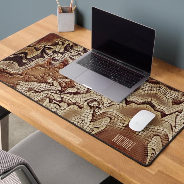 Alfrombrillas De Escritorio Mosaic Brown personalizado del juego masculino (Subido por el creador)