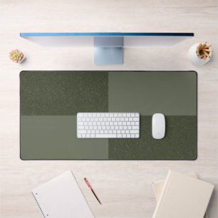 Alfrombrillas De Escritorio Moss Green Checker Texturista Mat - Personalizable
