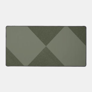Alfrombrillas De Escritorio Moss Green Split Diamond Desk Mat - Personalizable