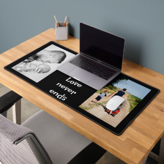 Alfrombrillas De Escritorio Mostrador de Monograma Personalizado Moderno de 2 