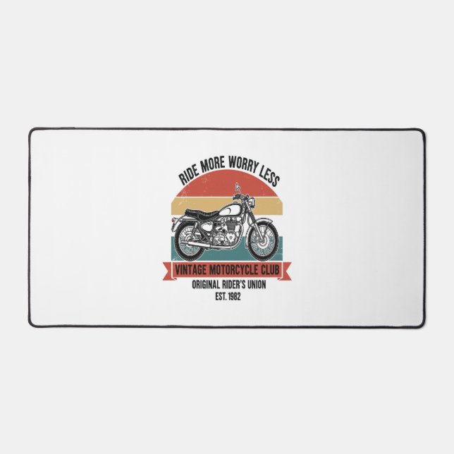 Alfrombrillas De Escritorio Motocicleta de época Est. 1982 (Anverso)