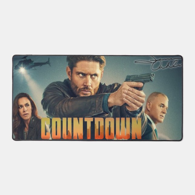 Alfrombrillas De Escritorio Mouse Pad Count Down Jensen Ackles (Anverso)