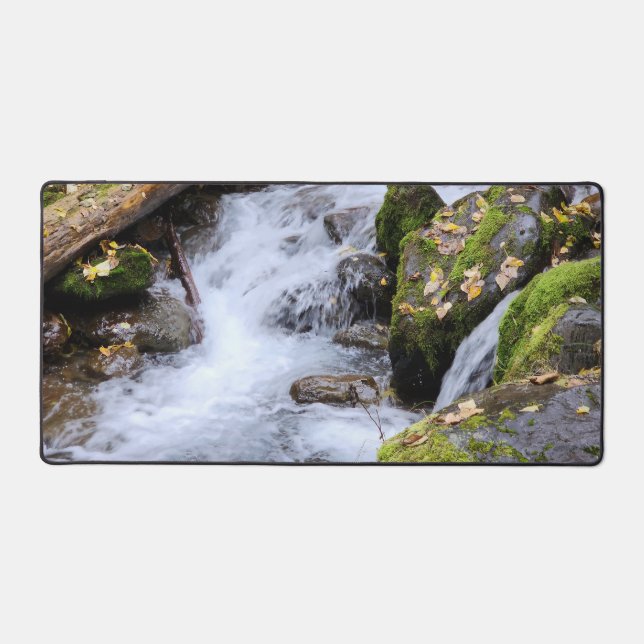 Alfrombrillas De Escritorio Movía Mossy Stream Naturaleza Mostrador (Anverso)