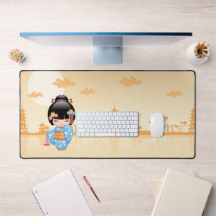 Alfrombrillas De Escritorio Muñeca Maiko Kokeshi - Chica Geisha japonés