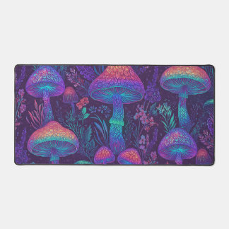 Alfrombrillas De Escritorio Mushroom Neon Forest Dreamscape