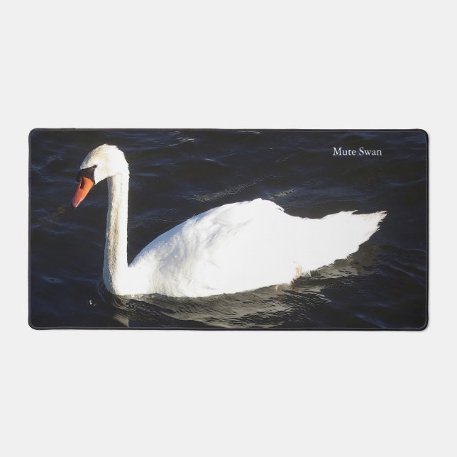 Alfrombrillas De Escritorio Mute Swan desk mat (Anverso)