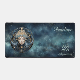 Alfrombrillas De Escritorio Nacimiento Zodiaco Rótulo Aquarius Astrolog