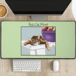 Alfrombrillas De Escritorio Naranja del Día de la Madre Tabby Gato