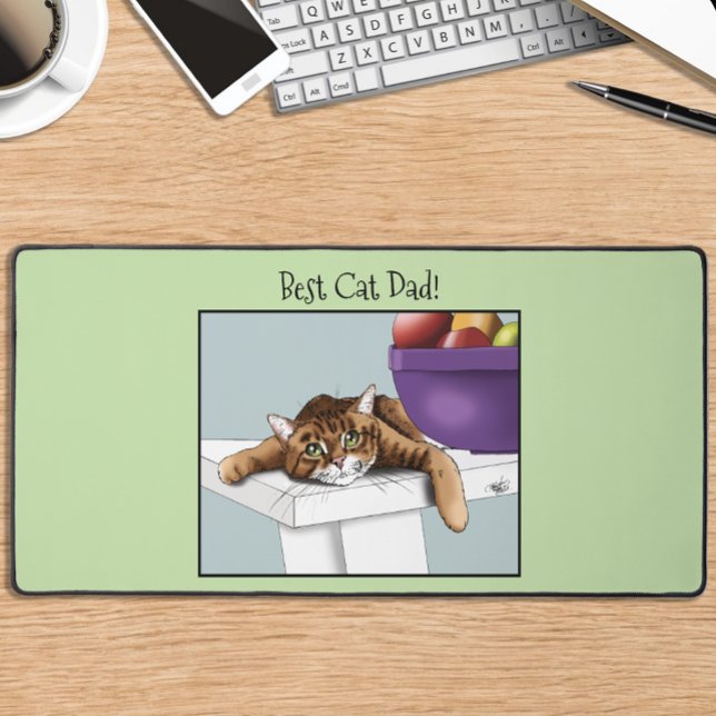 Alfrombrillas De Escritorio Naranja del Día del Padre Tabby Cat (Subido por el creador)