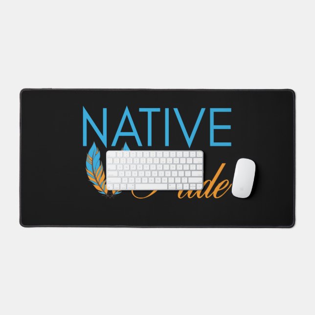 Alfrombrillas De Escritorio Native Pride Feathers Desk Mat (Teclado y ratón)