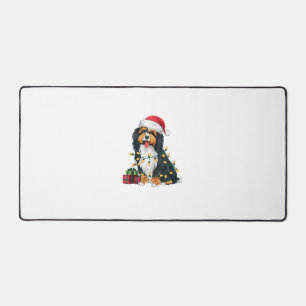 Alfrombrillas De Escritorio Navidades de perros de Santa Hat Havanés iluminan