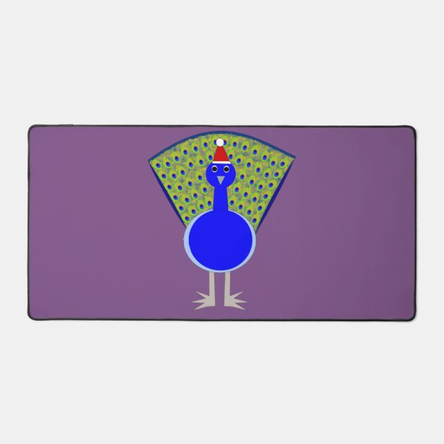 Alfrombrillas De Escritorio Navidades divertidos Peacock (Anverso)