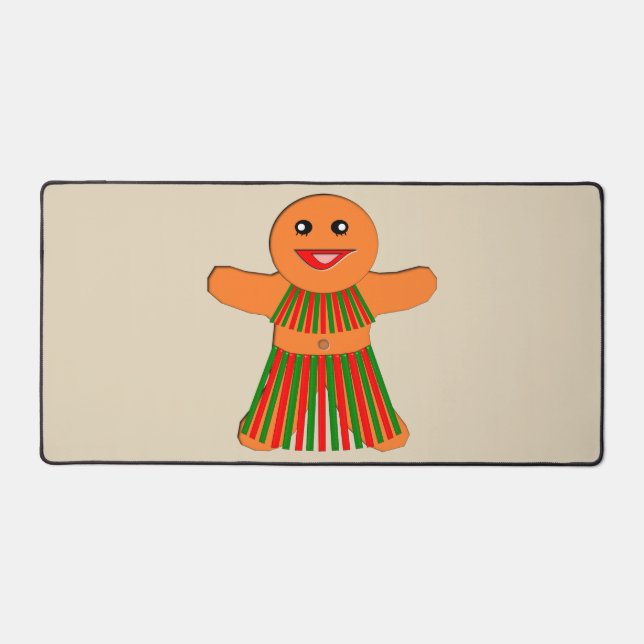 Alfrombrillas De Escritorio Navidades Fiesta Gingerbread Mujer (Anverso)