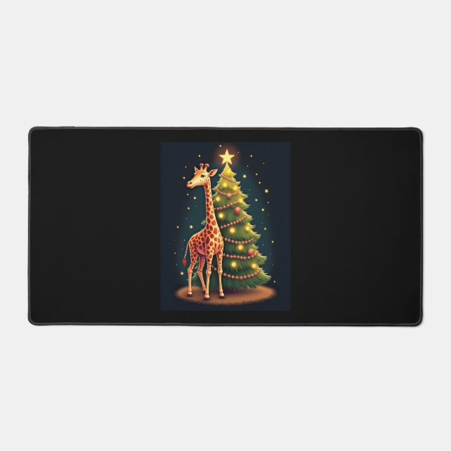 Alfrombrillas De Escritorio Navidades Giraffe Árbol oficial Topper Funny Tall (Anverso)