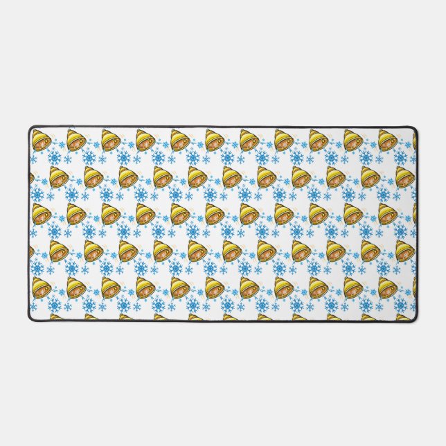 Alfrombrillas De Escritorio Navidades hornean patrón de vacaciones con copo de (Anverso)