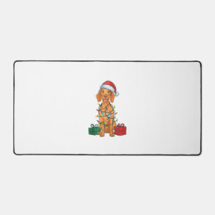 Alfrombrillas De Escritorio Navidades perinos de Santa Hat Pomeranian