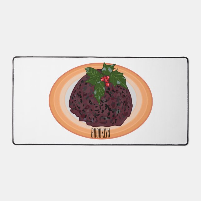 Alfrombrillas De Escritorio Navidades pudding personalizado ilustracion (Anverso)